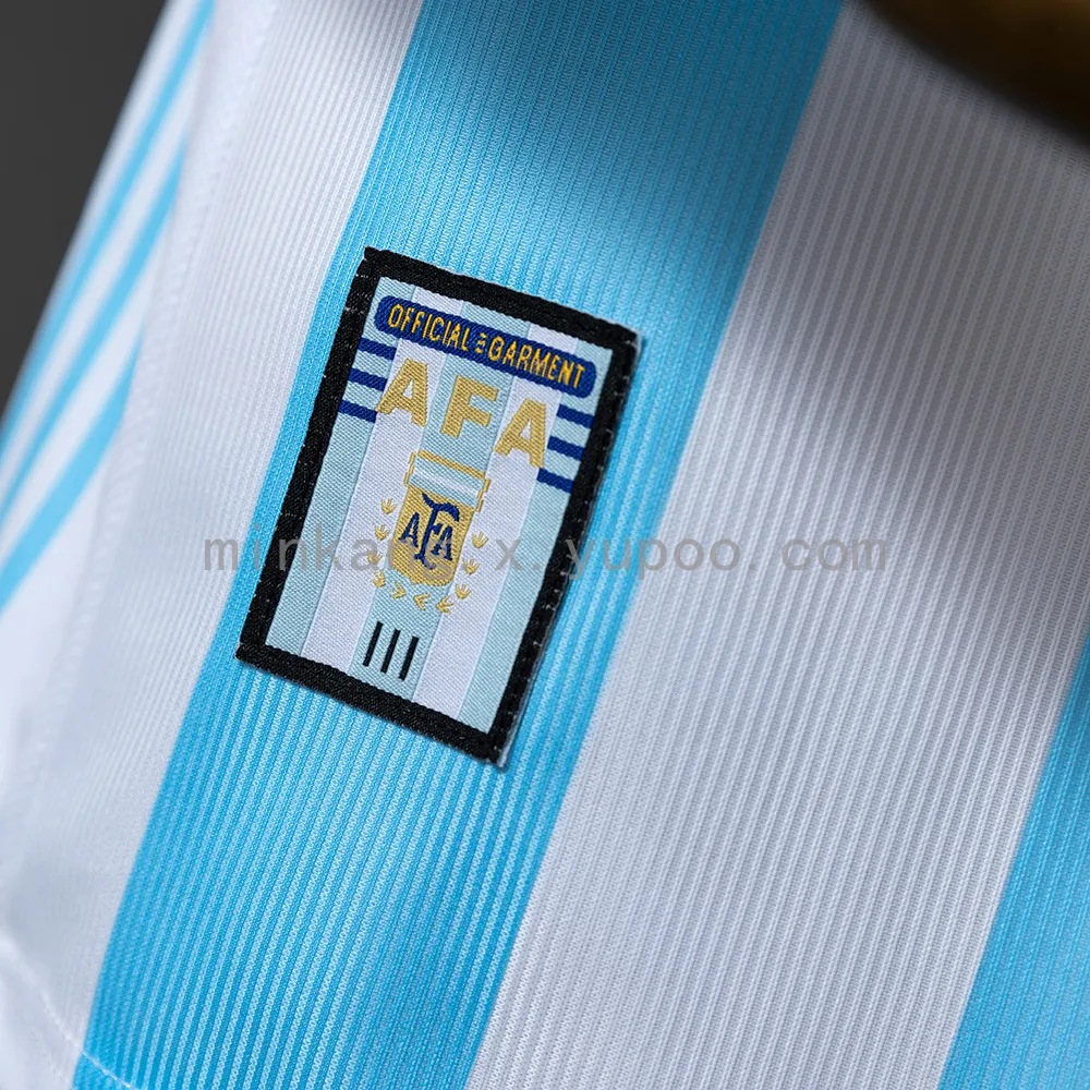Argentina 1998 Home Long Sleeve Retro Jersey