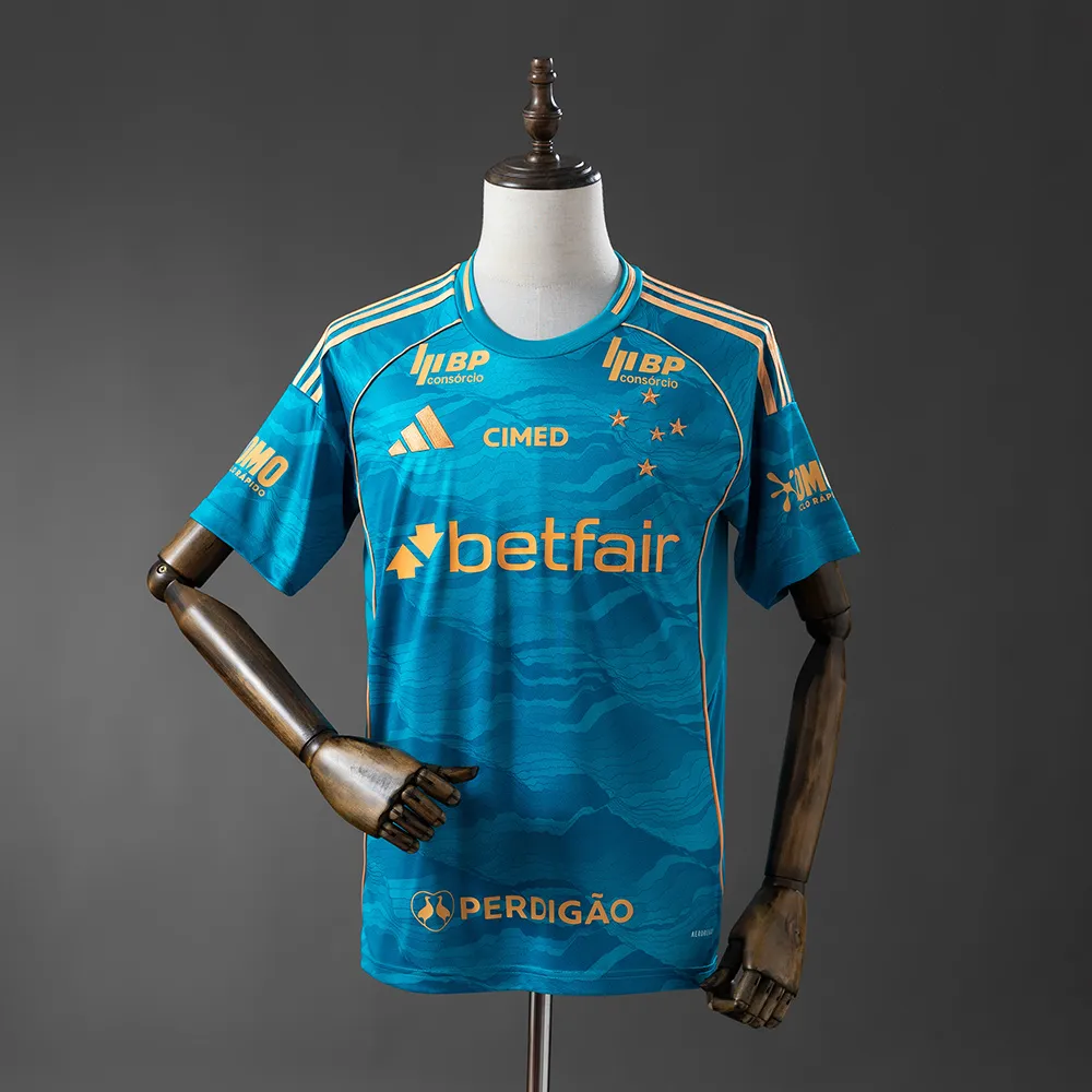 Cruzeiro 25/26 Third Away All Sponsor Jerseys — 2/2