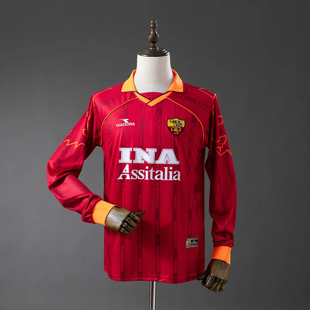 Roma 99/00 Home Long-Sleeve Retro Jersey — 2/2