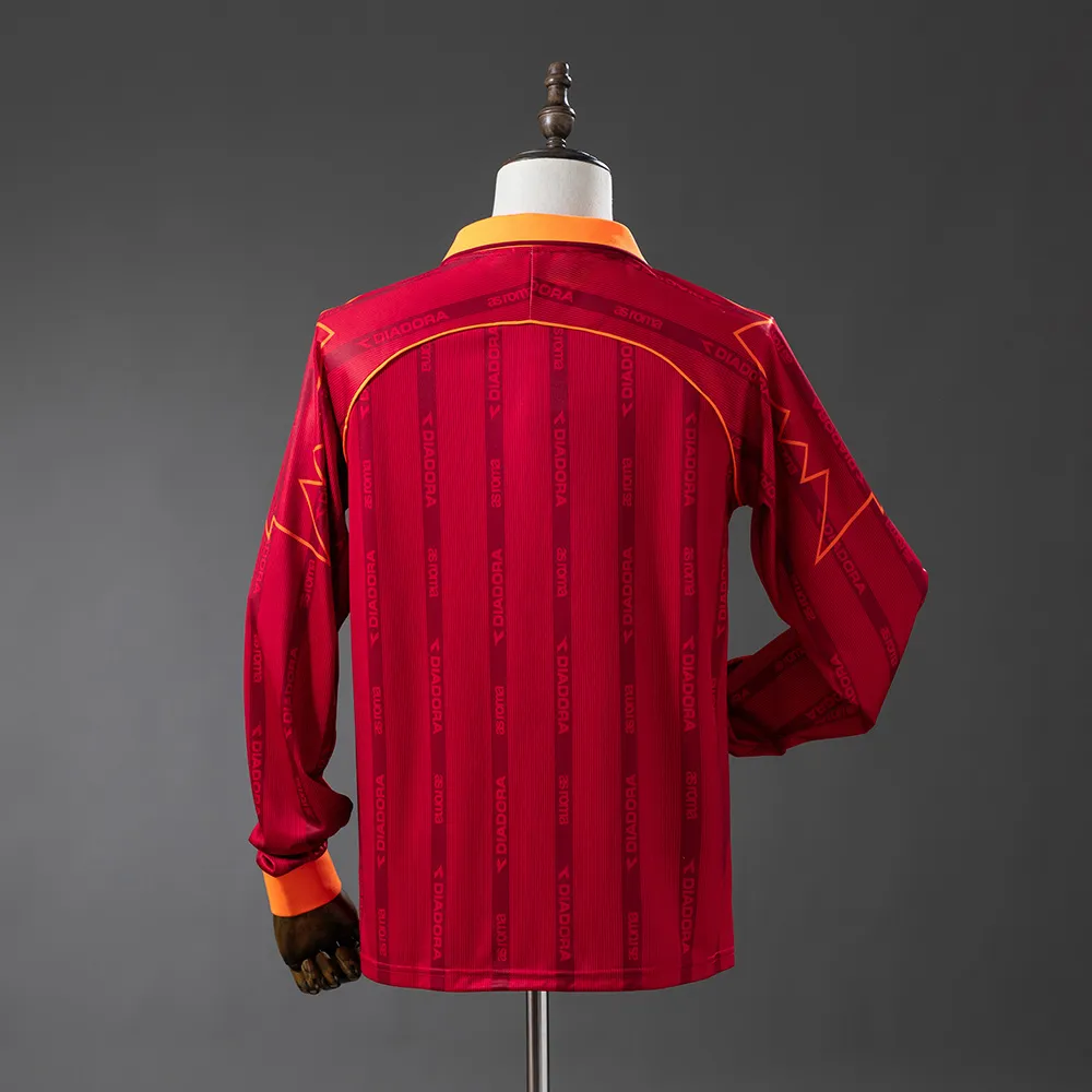 Roma 99/00 Home Long-Sleeve Retro Jersey