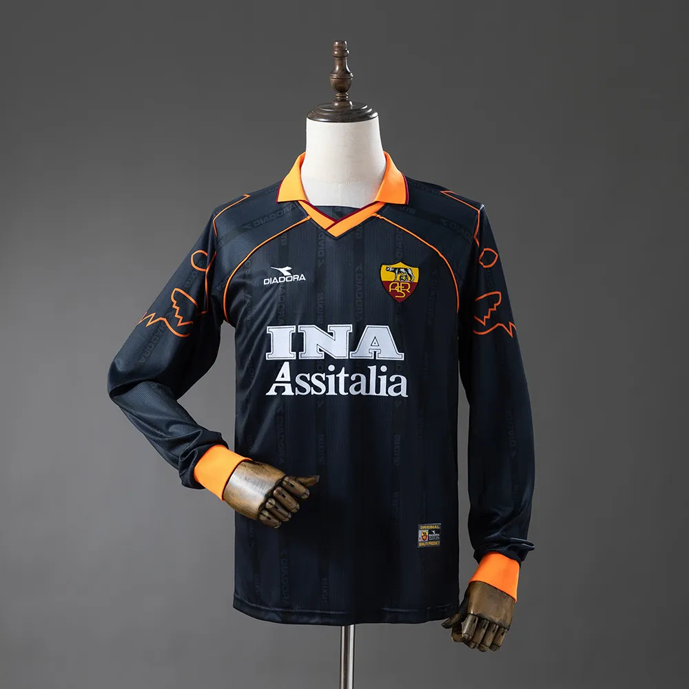 Roma 99/00 Third Away Long-Sleeved Retro Jersey — 2/2