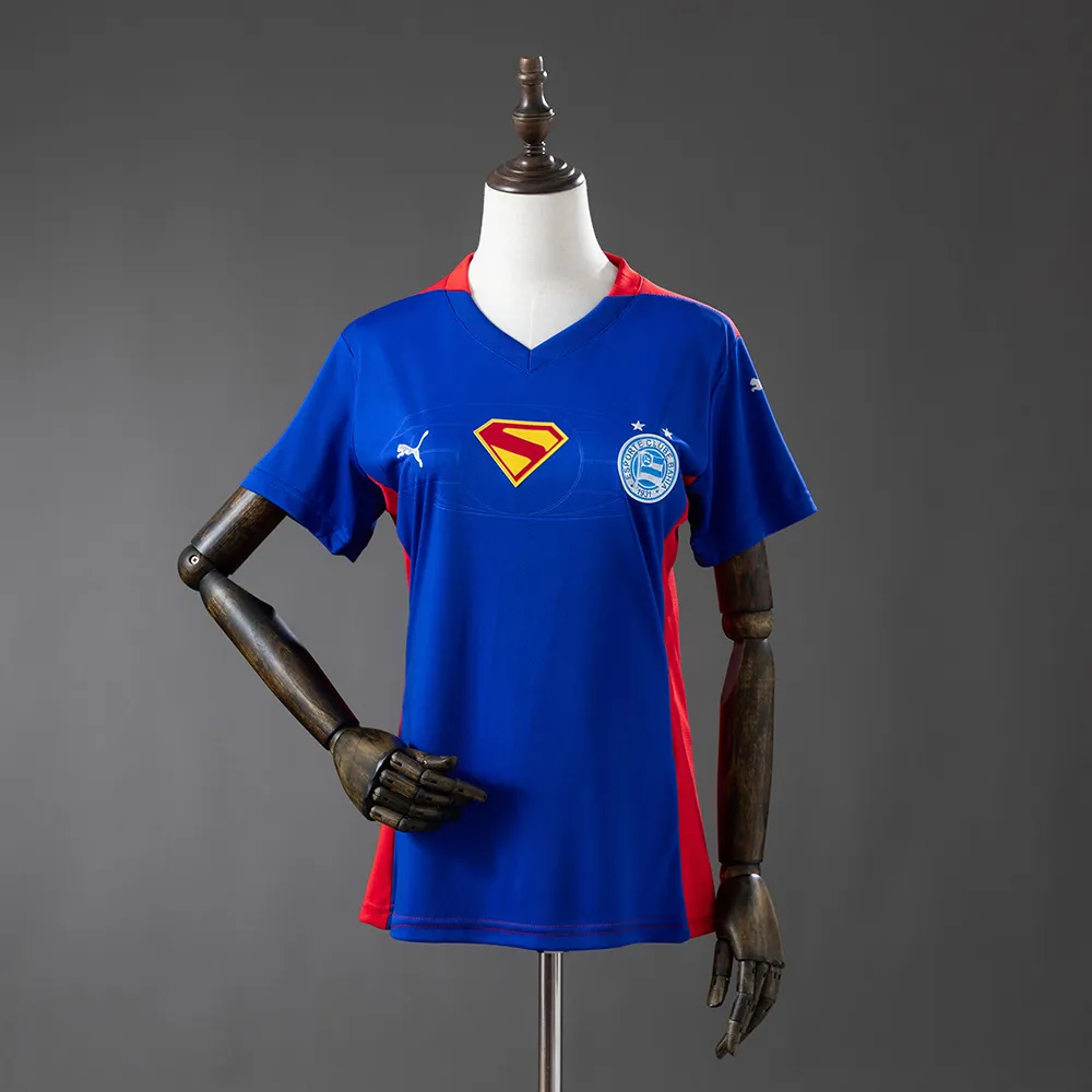 Bahia 25/26 Superman Edition - Blue & Red Women's Jersey — 1/2