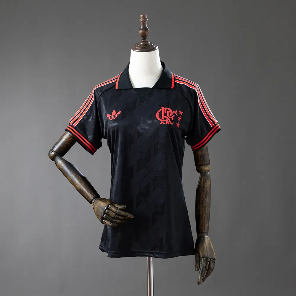 Flamengo 25/26 Lifestyler Retro - Black Women's Jersey — 2/2