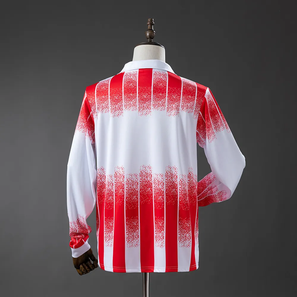 AS Cannes 91/92 Home Long-Sleeve Retro Jersey — 1/2