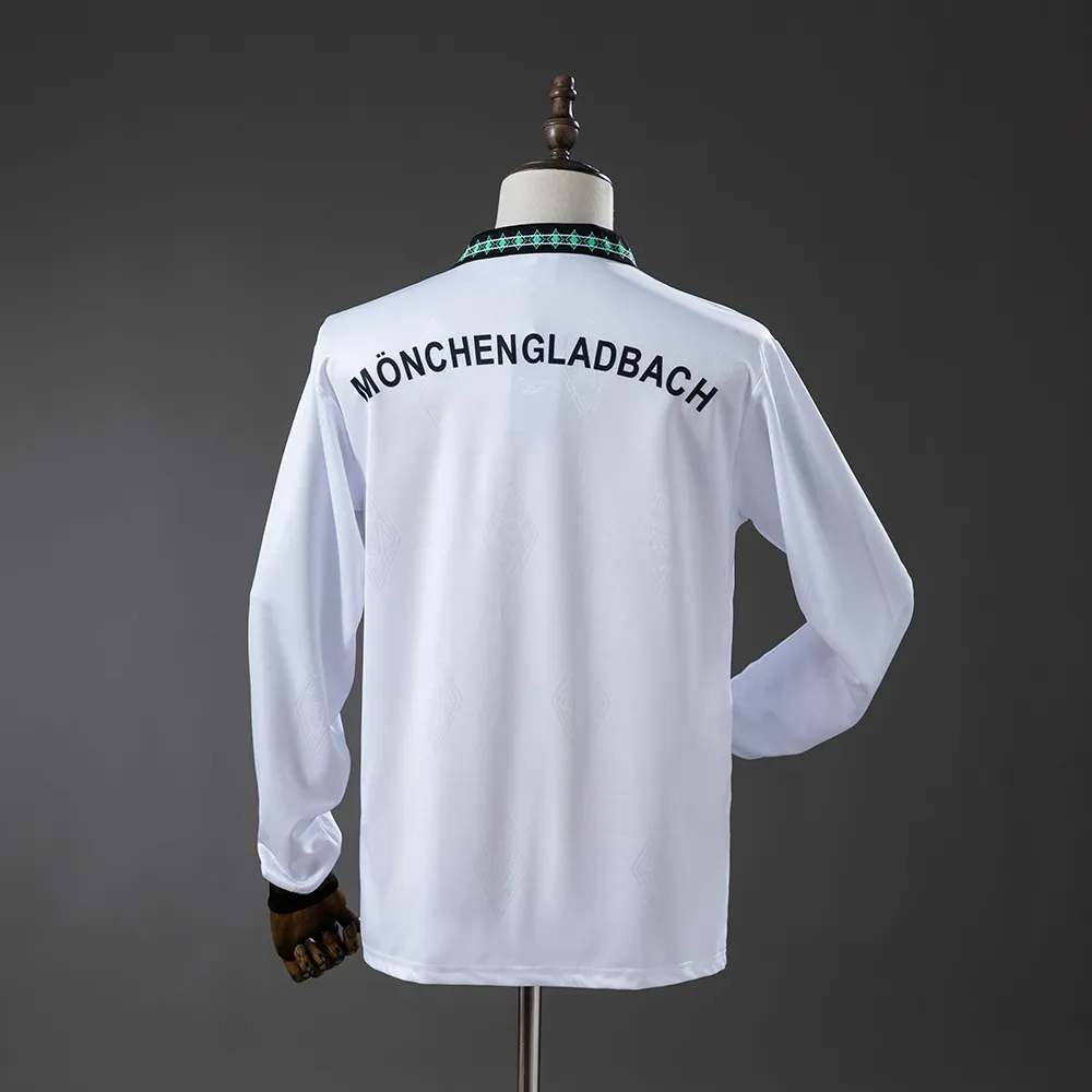 Borussia Monchengladbach 95/96 Home Long-Sleeve Retro Jersey