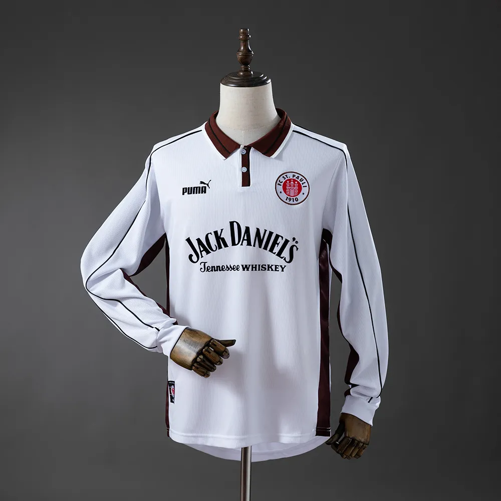 St. Pauli 99/00 Home Long-Sleeve Retro Jersey — 1/2