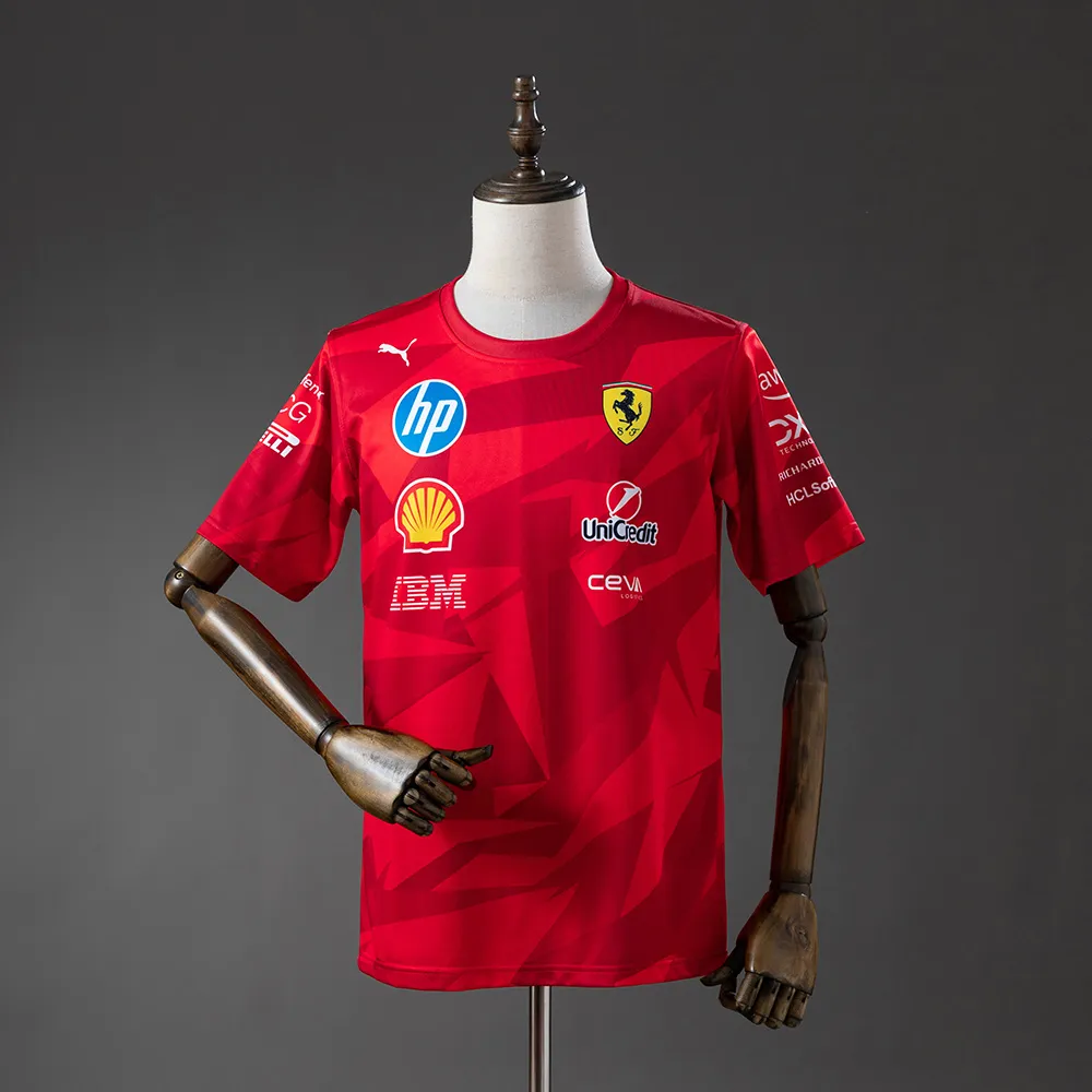 2025 F1 Ferrari T-shirt, Red — 1/2