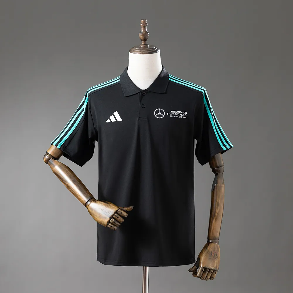 2025 F1 Mercedes-Benz POLO Black — 1/2