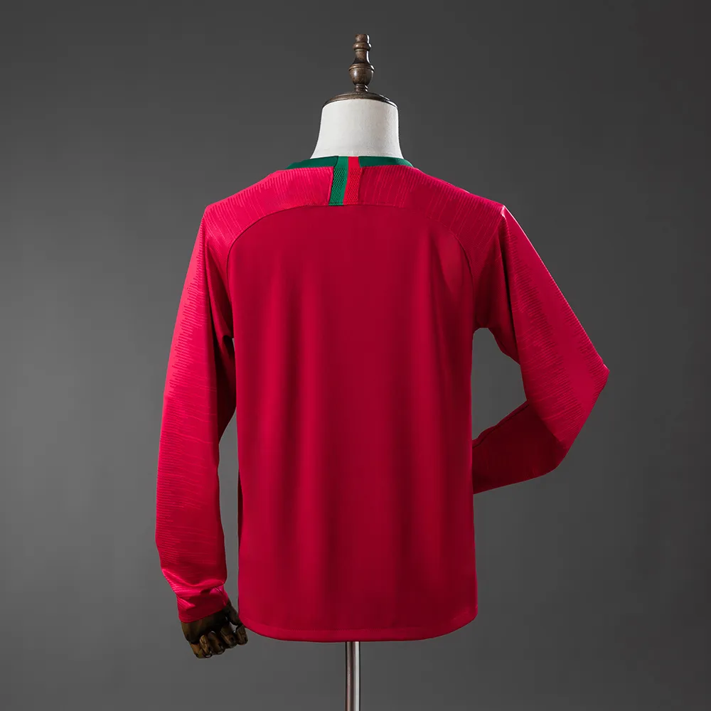 Portugal 2018 Home Long-Sleeved Retro Jersey