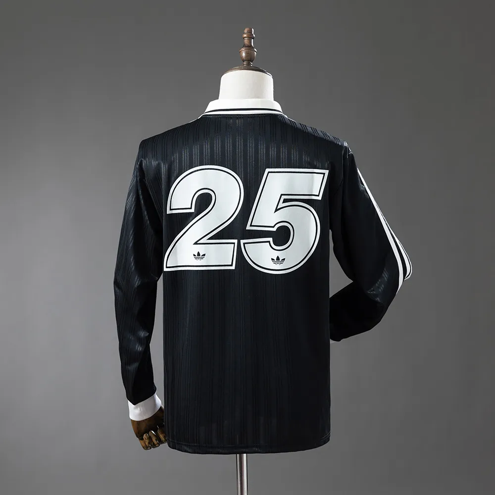 Oasis Tour Jacquard Striped Long-Sleeve Sweatshirt - Black — 2/2
