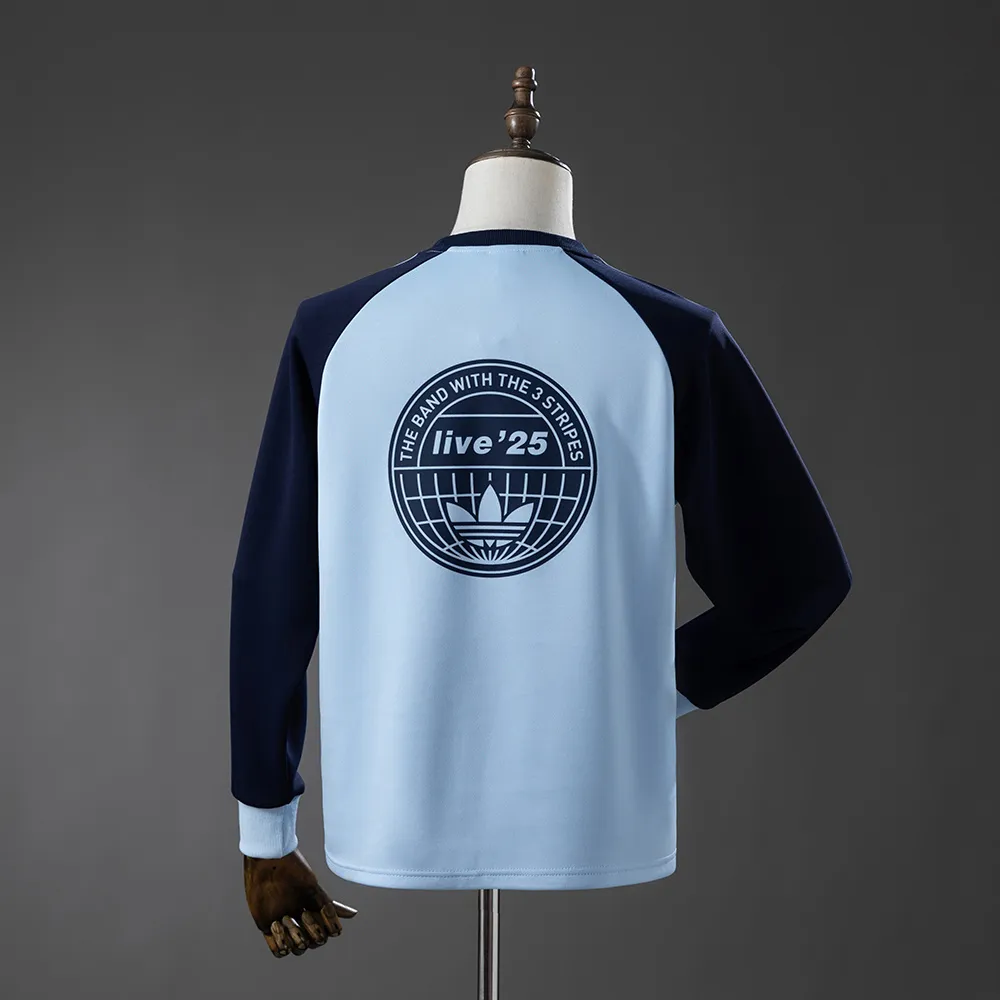 Oasis Tour Three-Striped Long-Sleeve T-Shirt - Sky Blue — 2/2