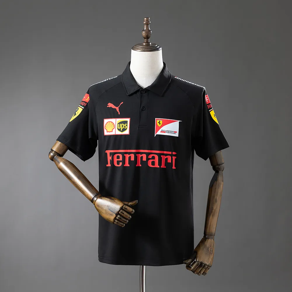 Scuderia Ferrari F1 2025 Black Polo — 1/2