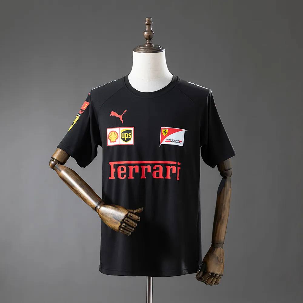Scuderia Ferrari F1 2025 Black T-shirt — 1/2