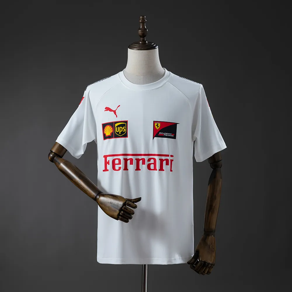 Scuderia Ferrari F1 2025 White T-shirt — 1/2