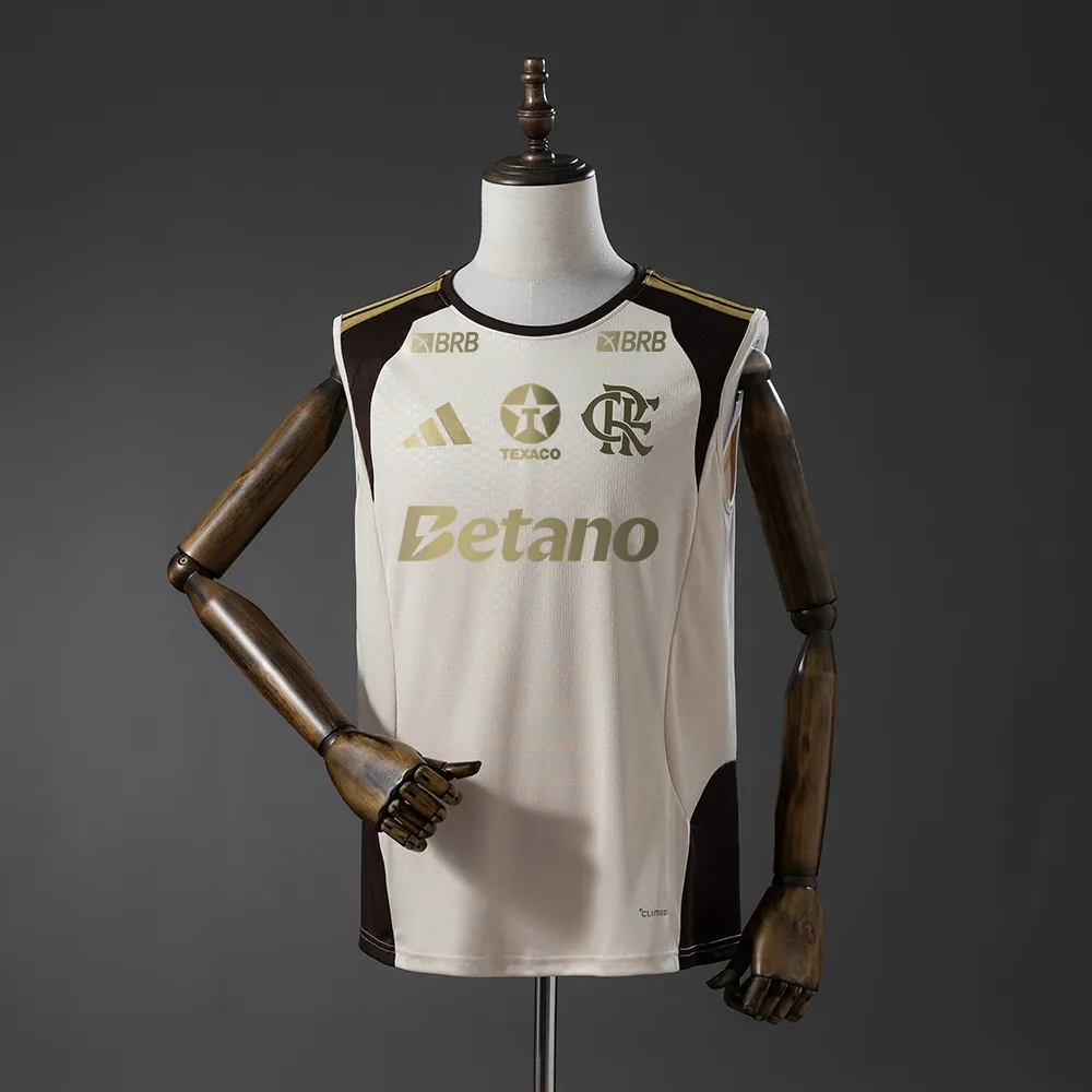 Flamengo 26/27 All sponsors Training - Apricot Vest Jersey
