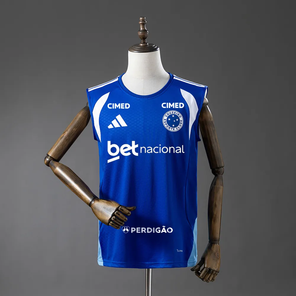 Cruzeiro 26/27 All sponsors Training - Blue Vest Jersey — 2/2