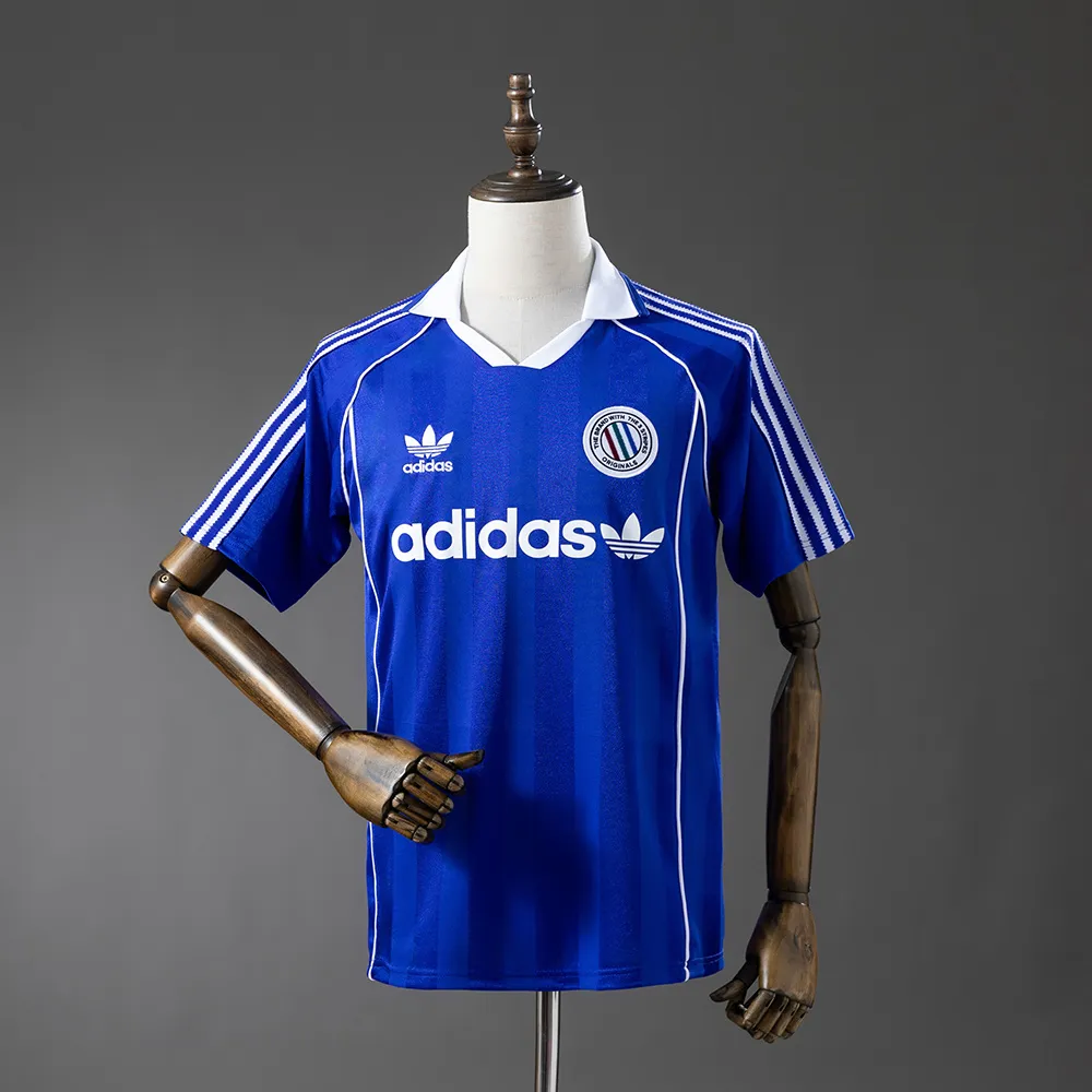 Originals Classic Three Stripes - Blue Jersey — 1/2