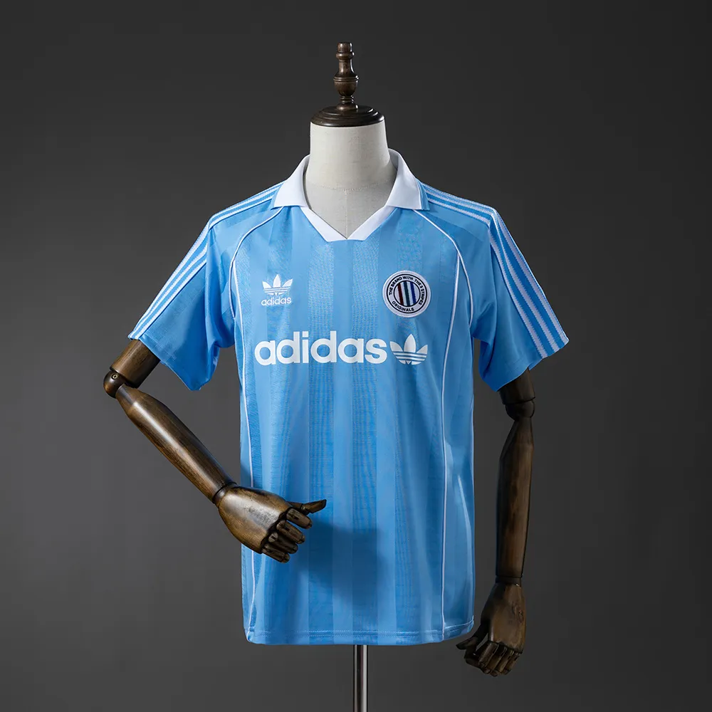 Originals Classic Three Stripes - Light Blue Jersey