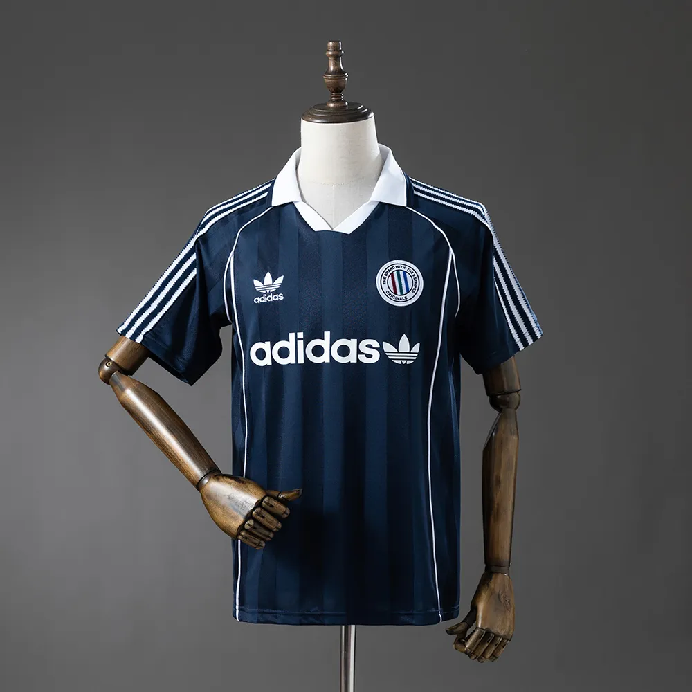 Originals Classic Three Stripes - Navy Blue Jersey
