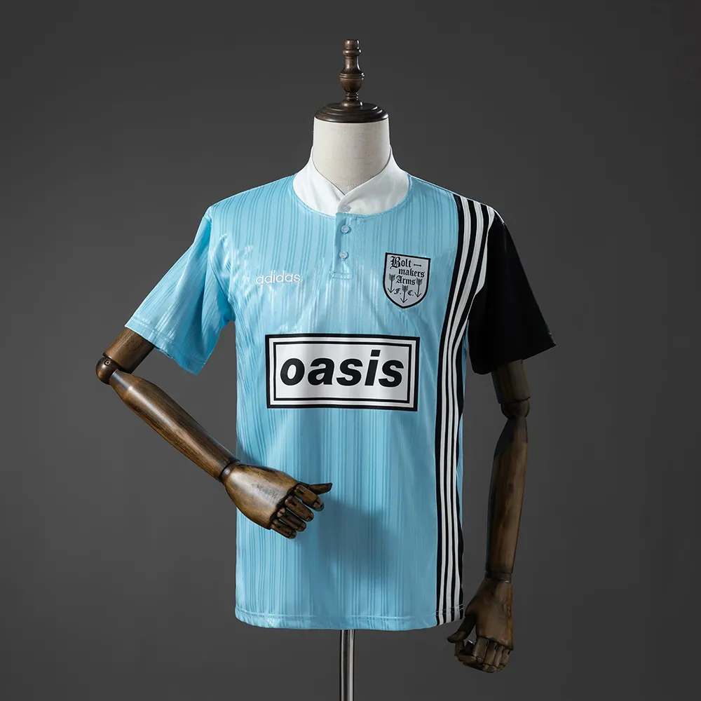 Oasis Band 1996 Retro Blue Jersey