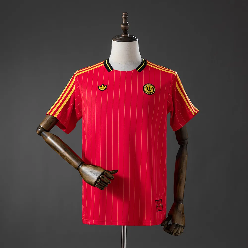 Belgium Terrace Icons T-Shirt Red — 2/2