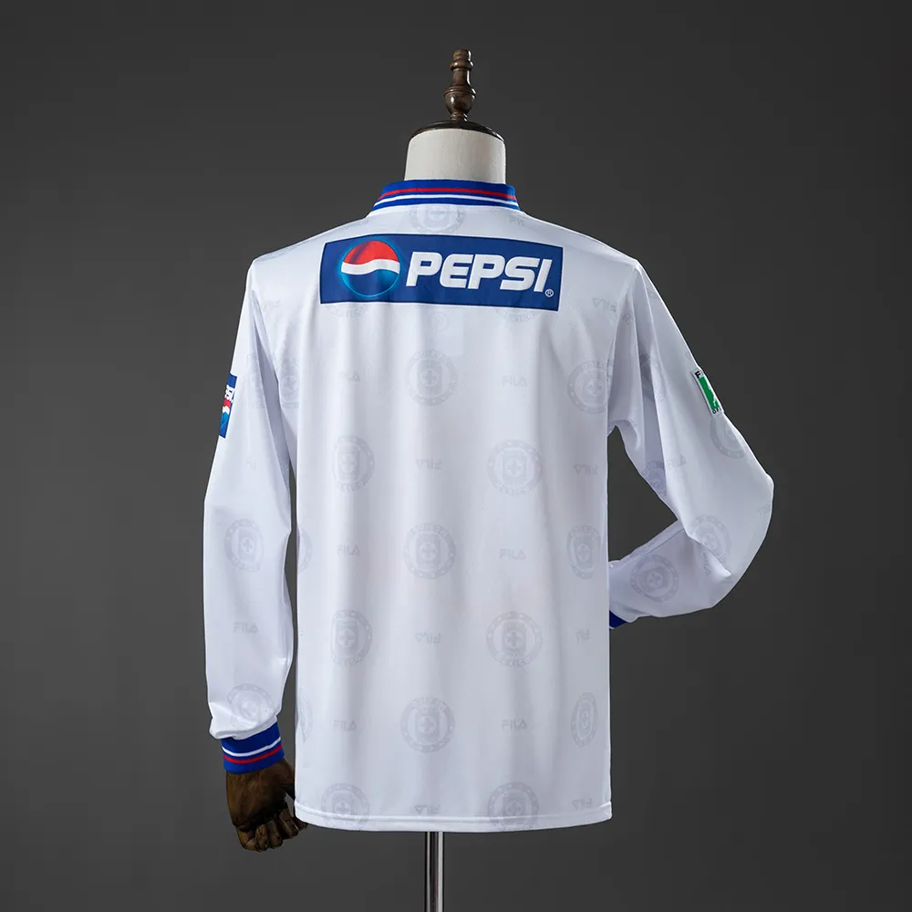 Cruz Azul 1998 Away Long-Sleeve Retro Jersey — 2/2
