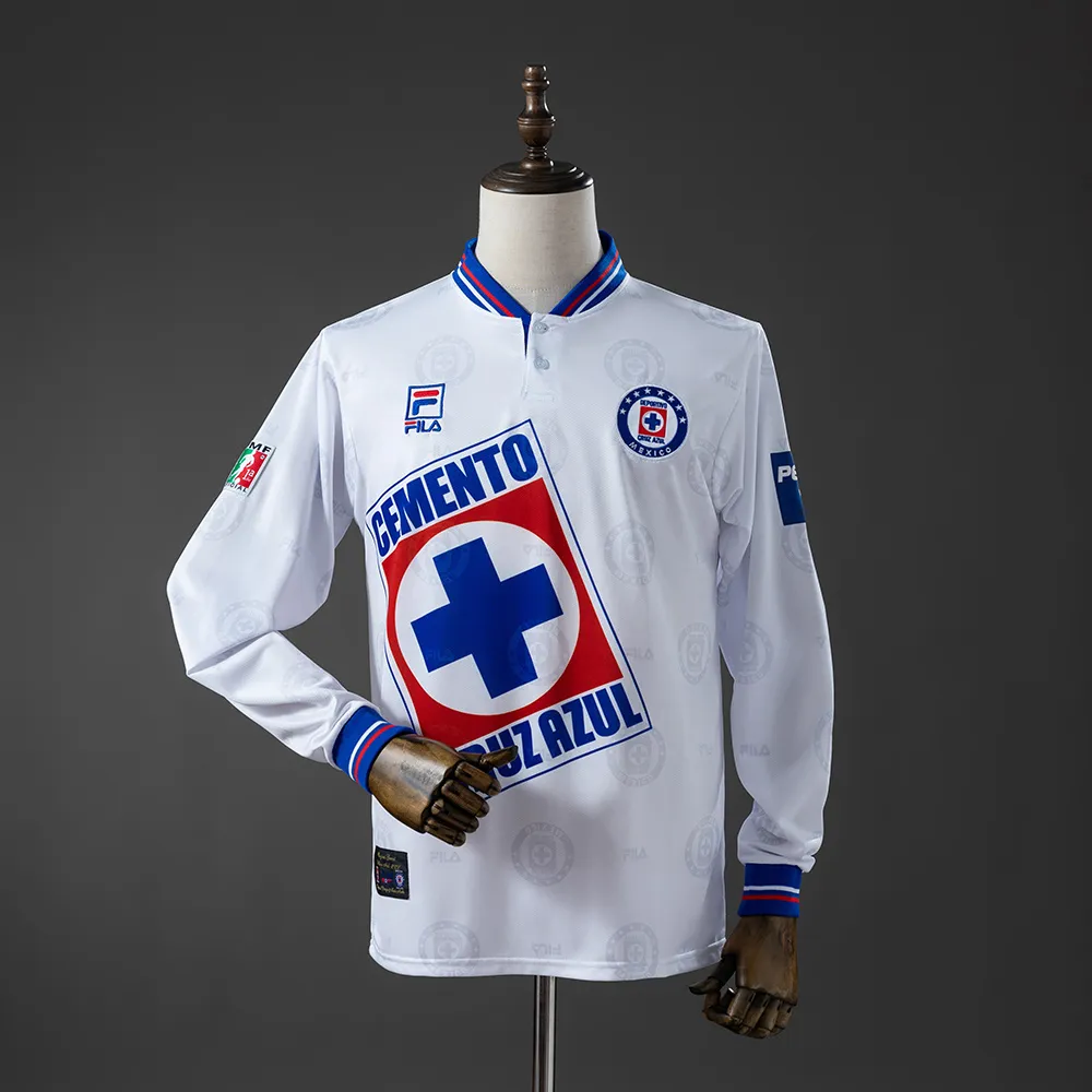 Cruz Azul 1998 Away Long-Sleeve Retro Jersey — 1/2