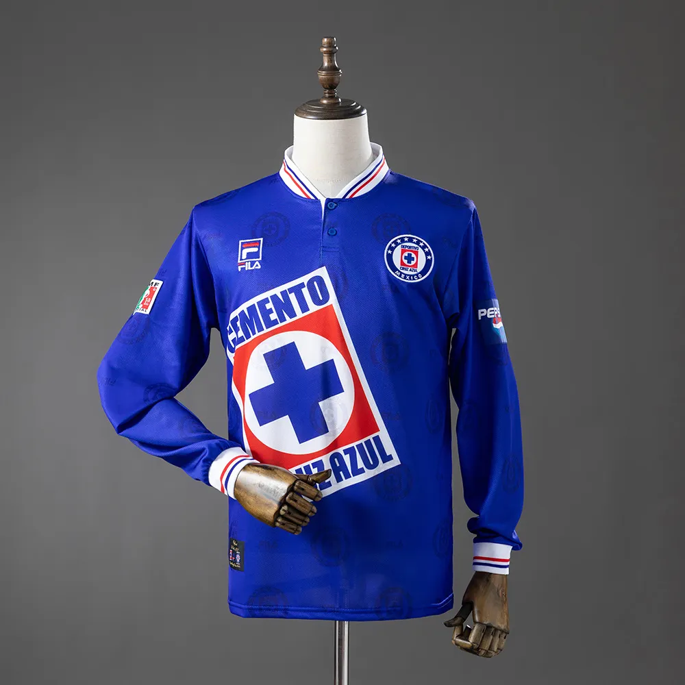 Cruz Azul 1998 Home Long-Sleeve Retro Jersey