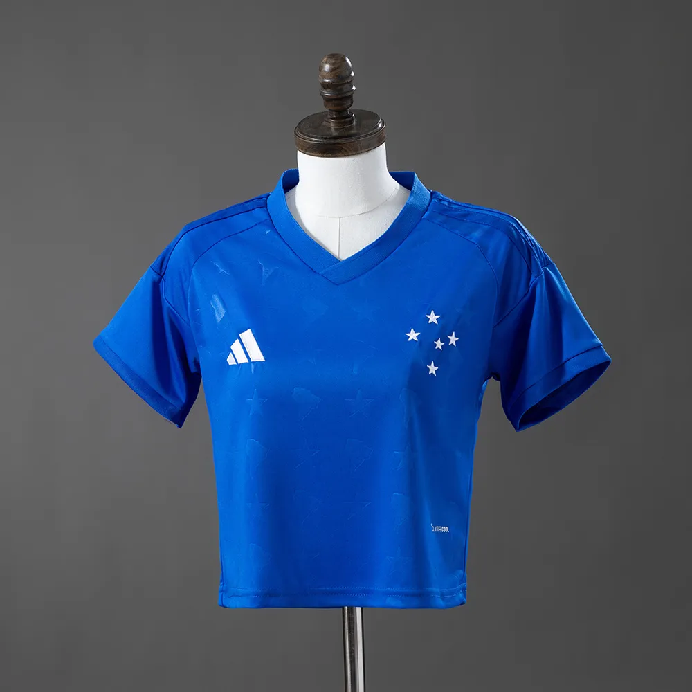 Cruzeiro 26/27 Home Women's Crop Top Style — 2/2