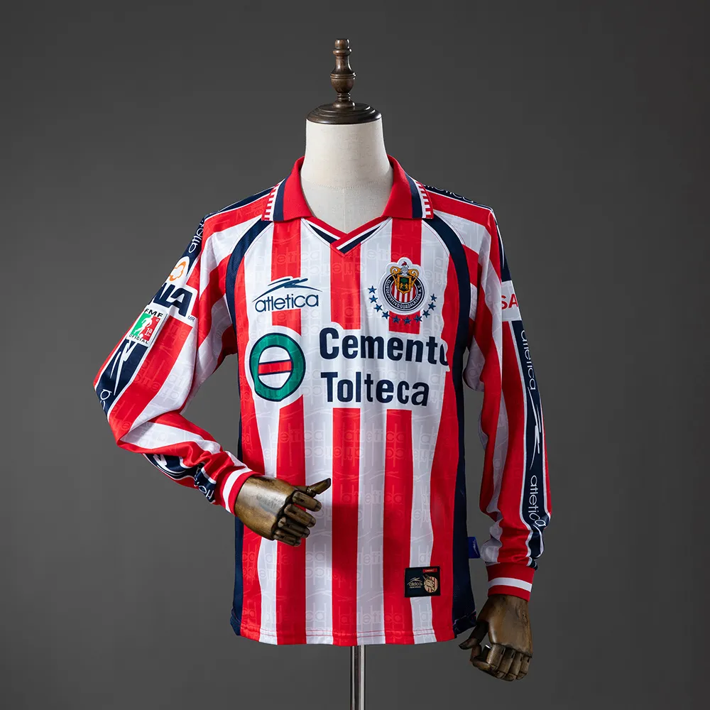 Chivas de Guadalajara 99/00 Home Long-sleeved Retro Jersey — 1/2