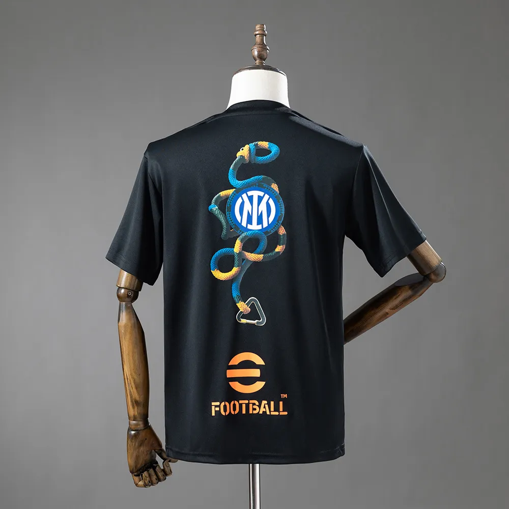 Inter Milan 25/26 Pre-Match Black Jersey — 1/2
