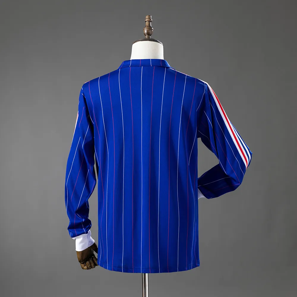 France 80/82 Home Long Sleeve Retro Jersey — 2/2