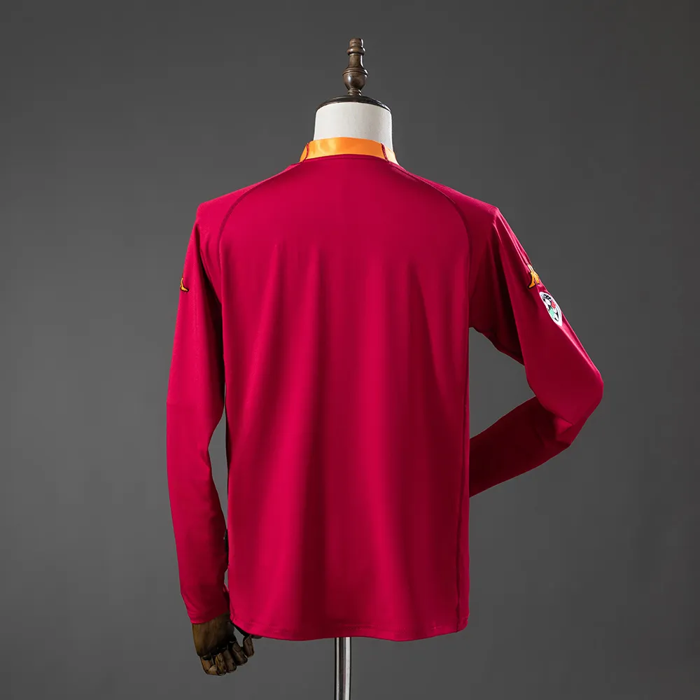 Roma 00/01 Home Long Sleeve Retro Jersey