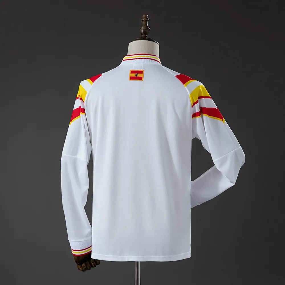 Spain 1996 Away Retro Long Sleeve Jersey — 2/2
