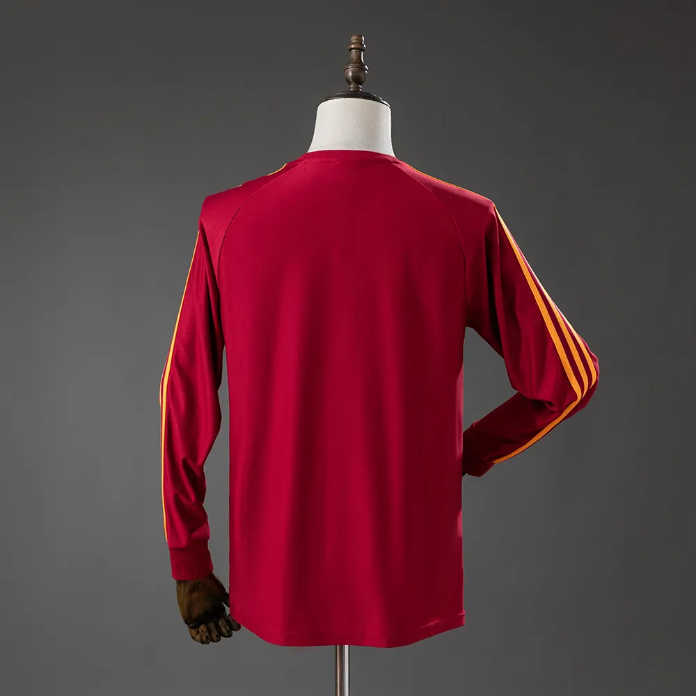 Roma Terrace Icons Long Sleeve T-Shirt Red — 1/2