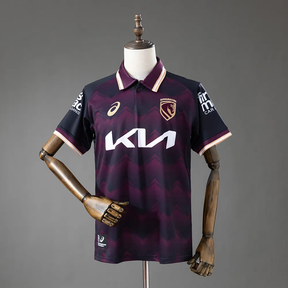 NRL Brisbane Broncos 2026 Men's Club World Cup Challenge Jersey S-7XL