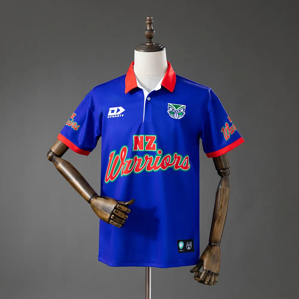 NRL New Zealand Warriors 2026 Retro Polo S-7XL — 1/2