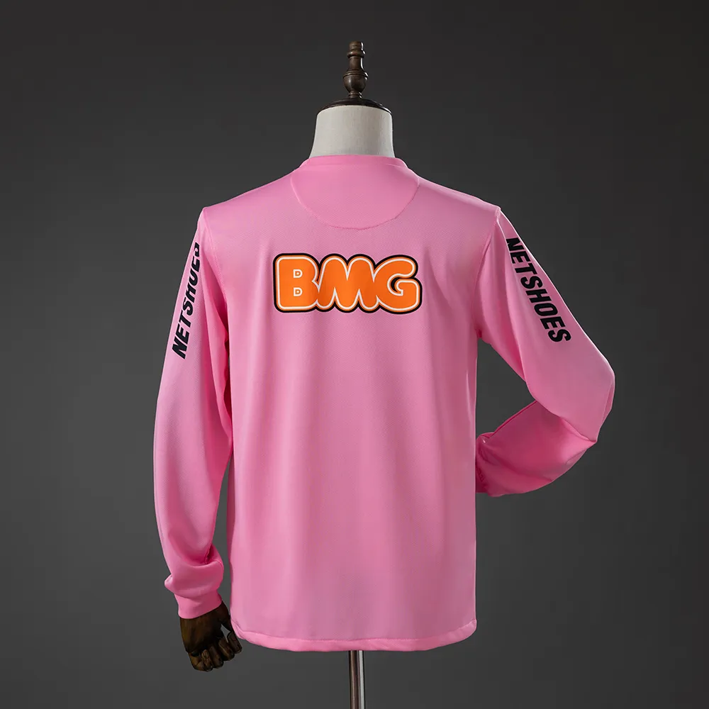 Santos 12/13 Retro Pink Long Sleeve Jersey