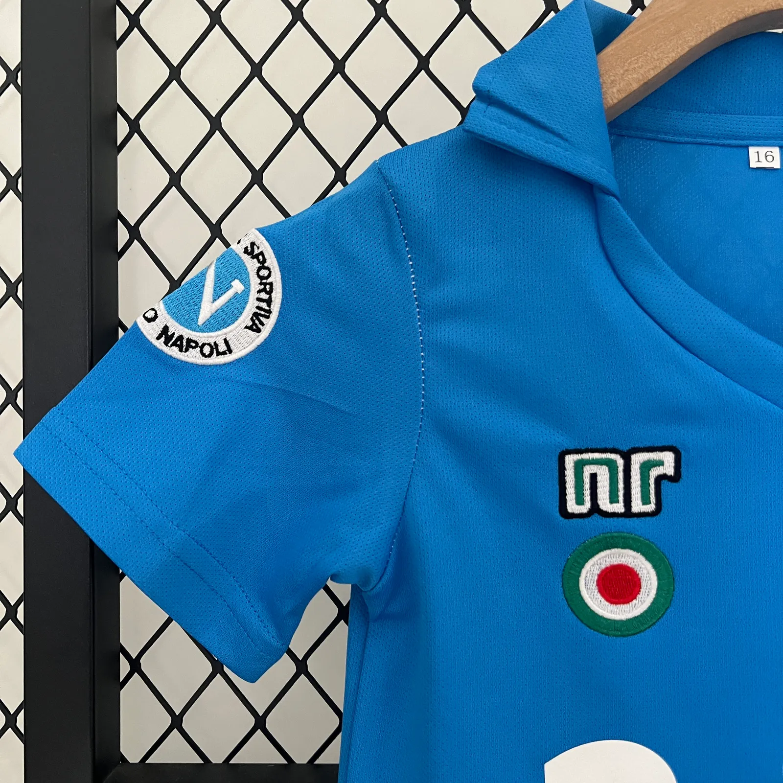 kids Napoli 87/88 home size: 16-28