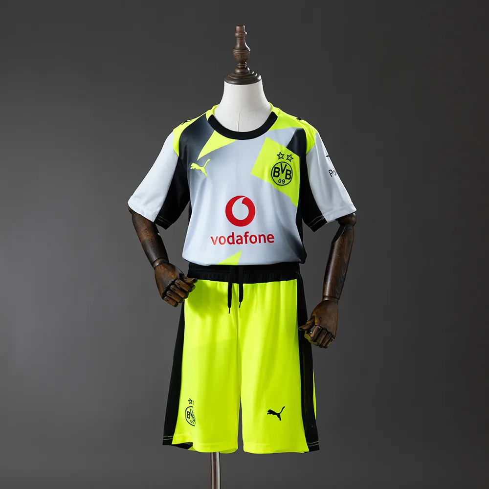 Borussia Dortmund 25/26 Away Kids Kit Jersey — 2/2