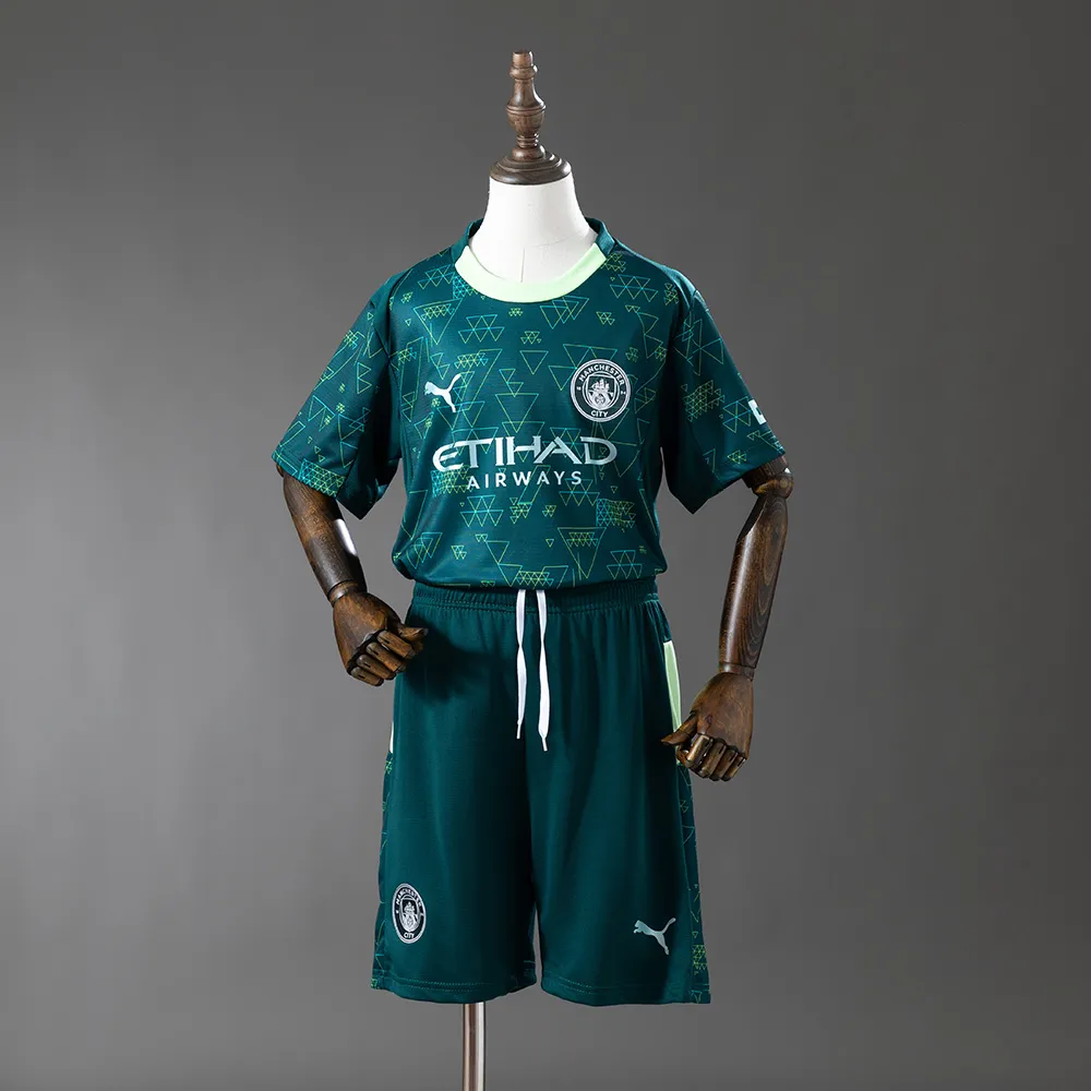Manchester City 25/26 Fourth Away Kids Kit Jersey — 2/2