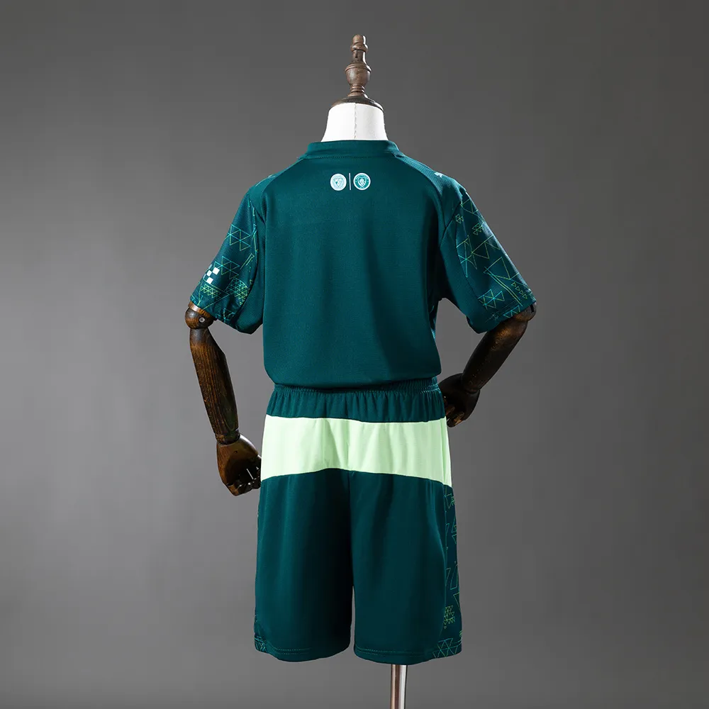 Manchester City 25/26 Fourth Away Kids Kit Jersey — 1/2
