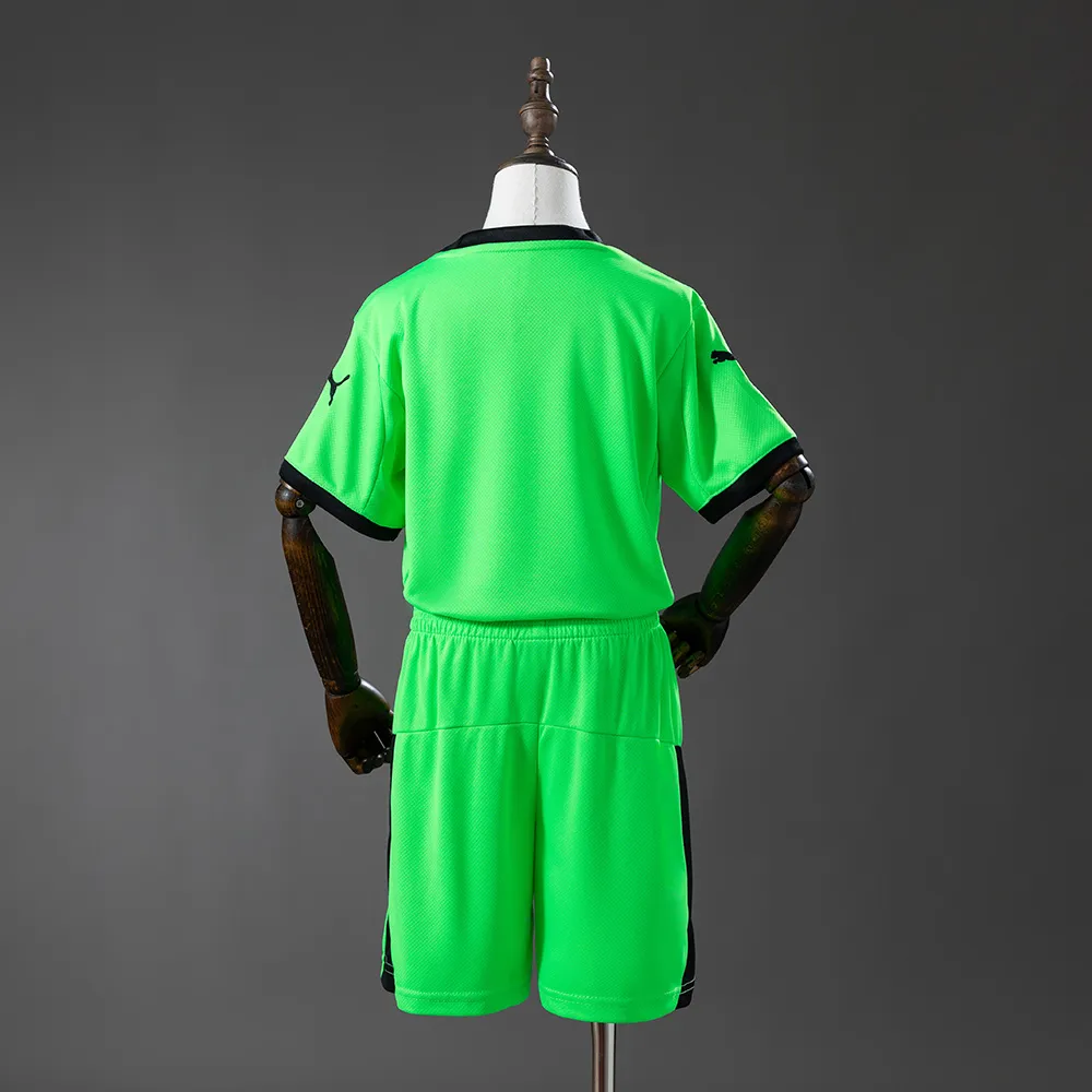 Portugal 2026 Fluorescent Green Kids Kit Jersey — 2/2