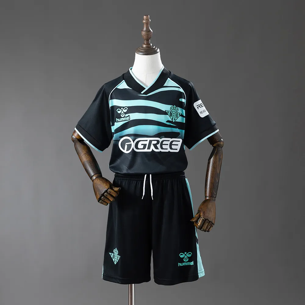 Real Betis 25/26 Third Away Kids Kit Jersey — 2/2