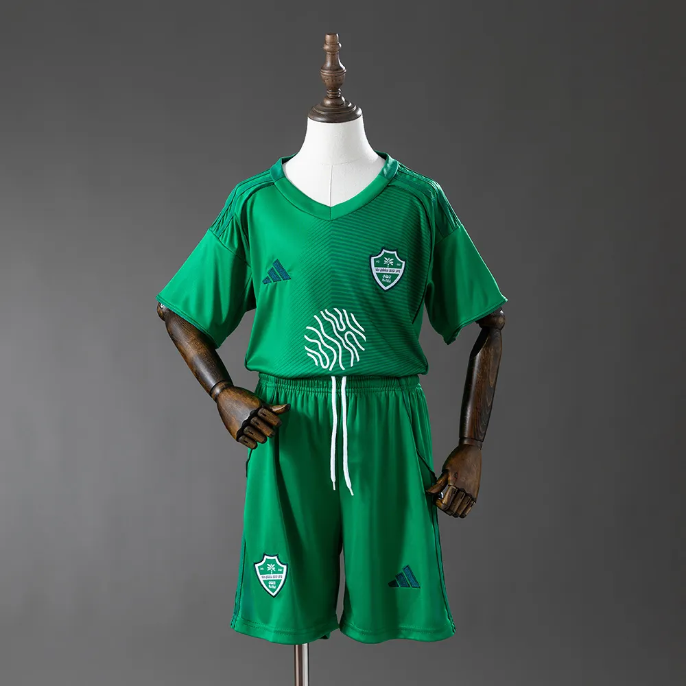 Al-Ahli Saudi 25/26 Green Kids Kit Jersey — 2/2