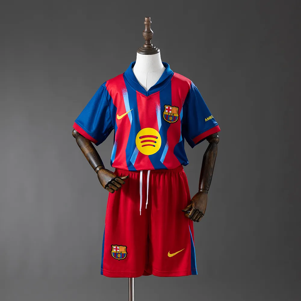 Barcelona 25/26 Fourth Away Kids Kit Jersey — 2/2
