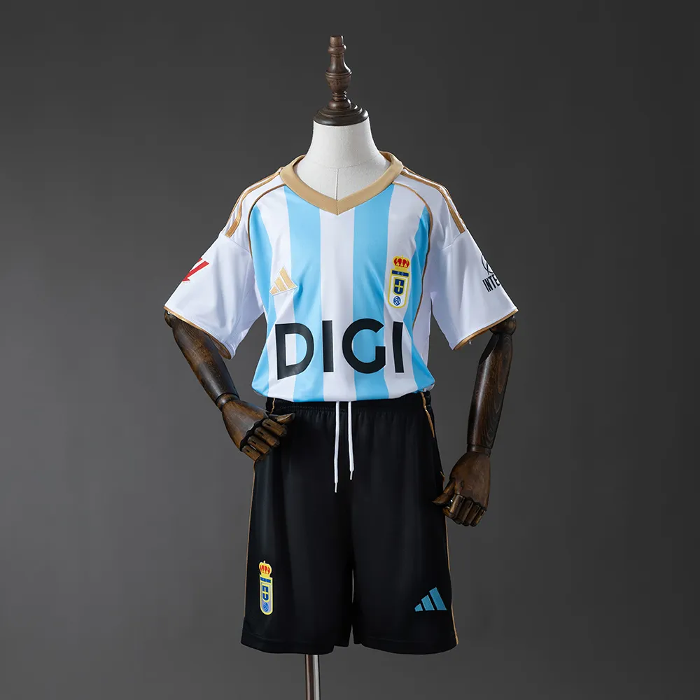 Real Oviedo 25/26 Third Away Kids Kit Jersey — 2/2