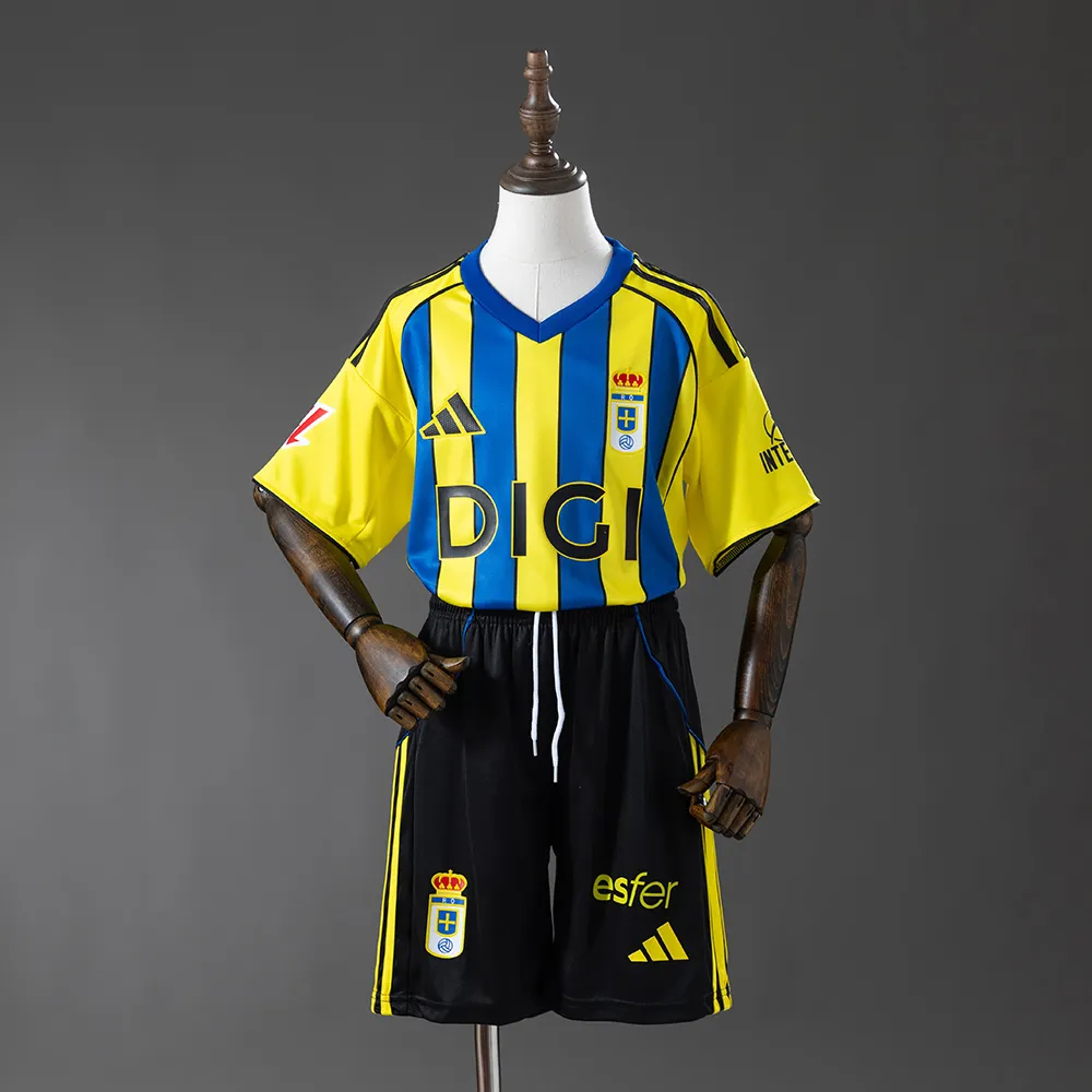 Real Oviedo 25/26 Away Kids Kit Jersey — 2/2