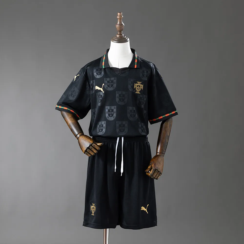 Portugal 2026 Black Kids Kit Jersey — 2/2