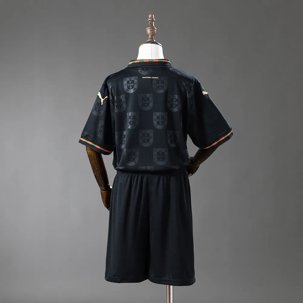 Portugal 2026 Black Kids Kit Jersey — 1/2